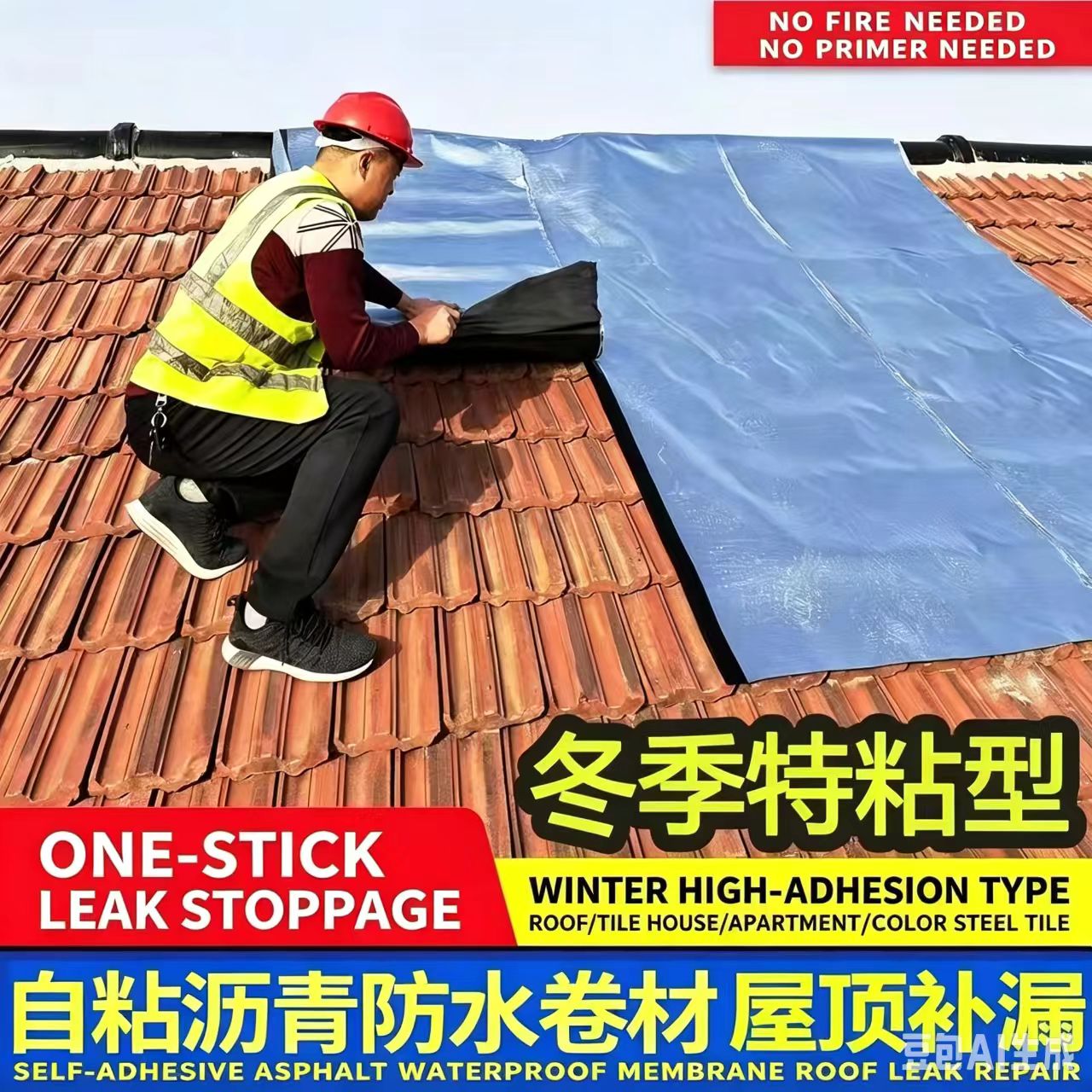 Self-Adhesive Modified Bitumen Waterproof Membrane