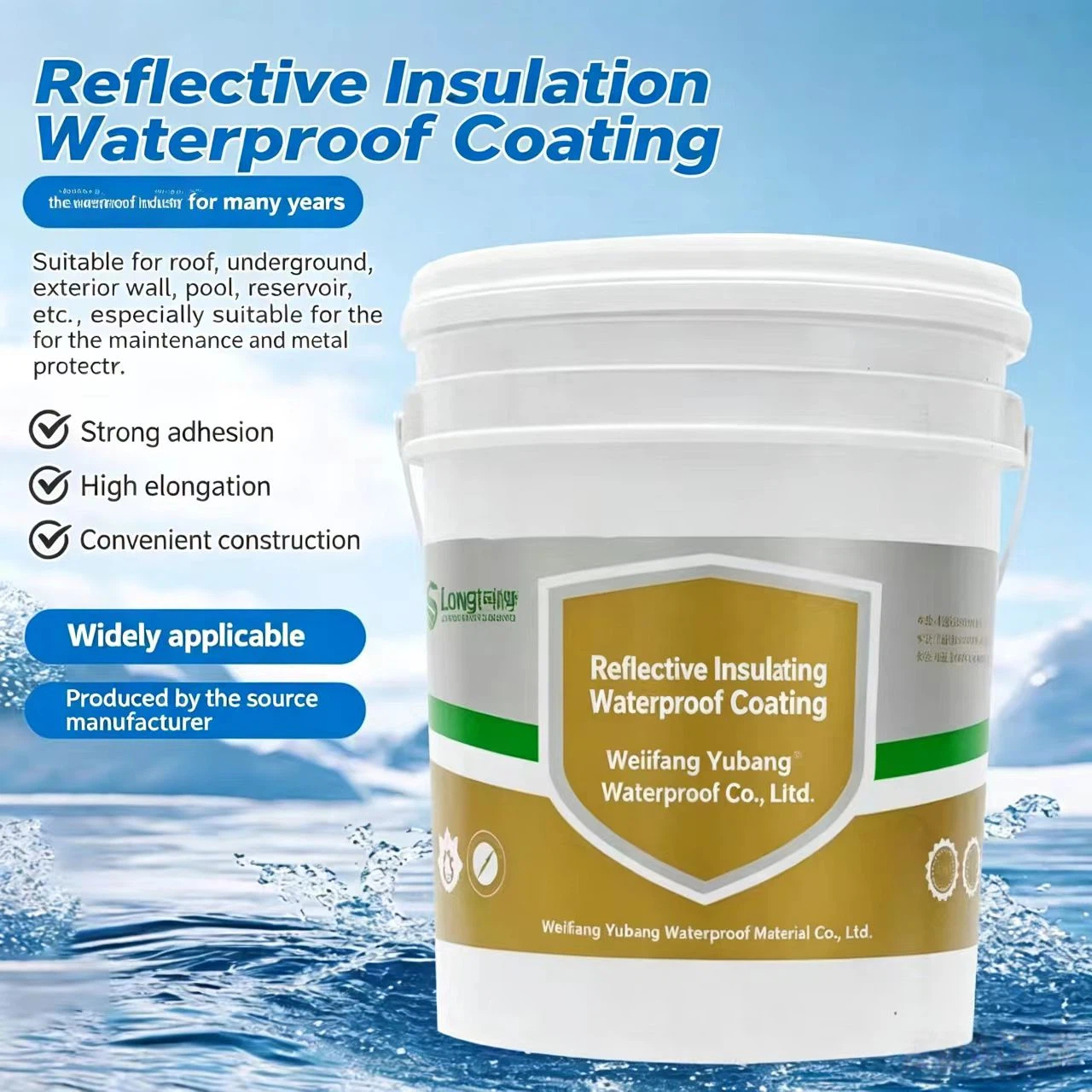 Reflective Thermal Insulation Waterproof Coating